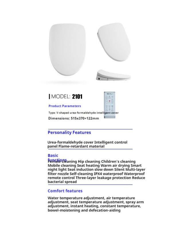 Electronic Bidet Toilet Cover 2101
