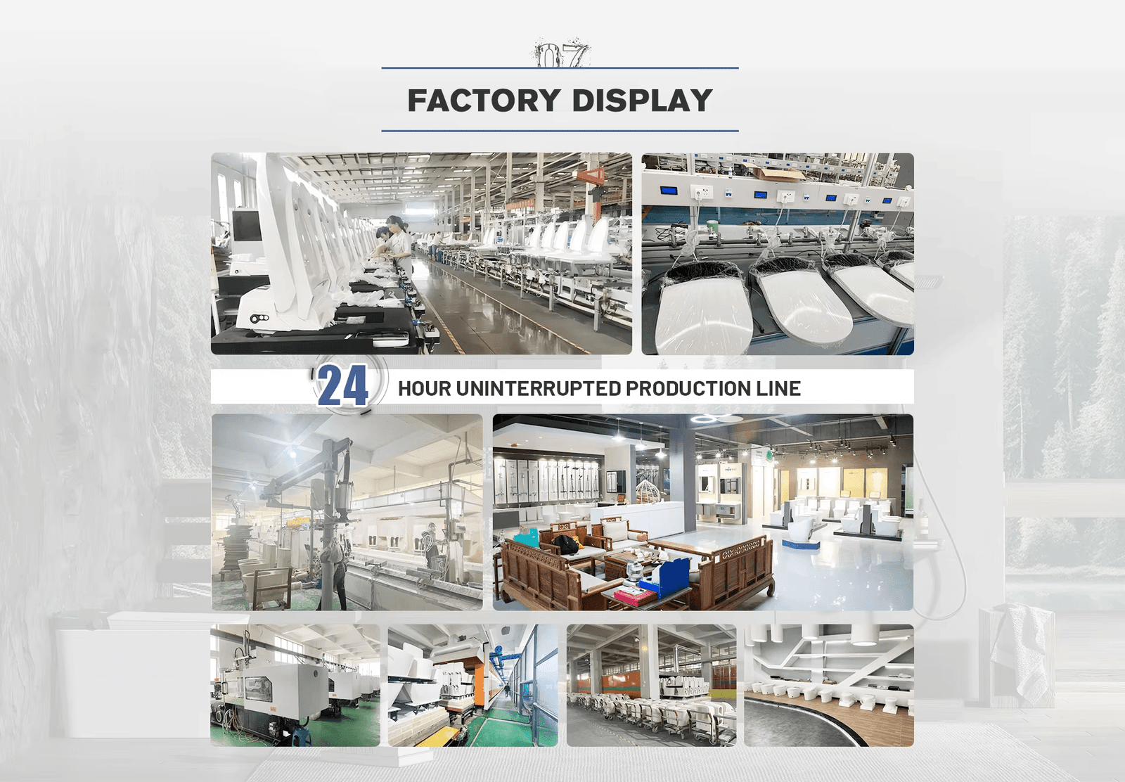 Sanitary ware factory workshop show