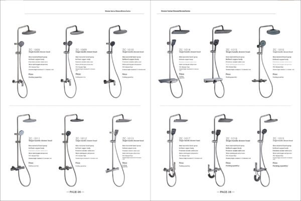 Shower faucet series products
