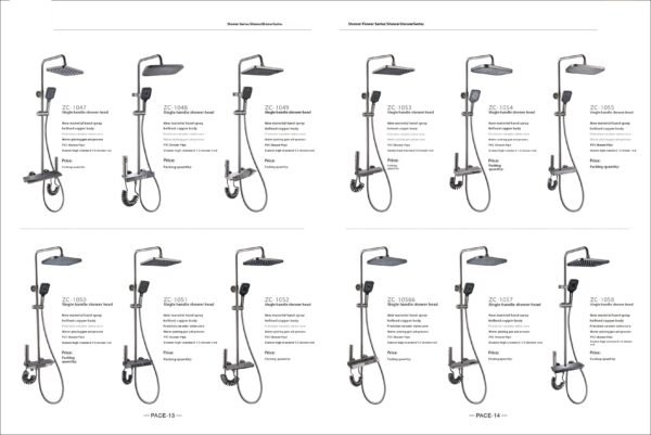 Shower faucet series products
