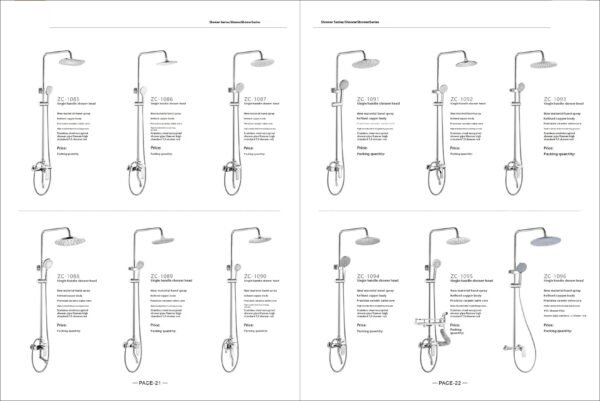 Shower faucet series products