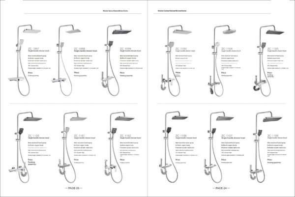 Shower faucet series products