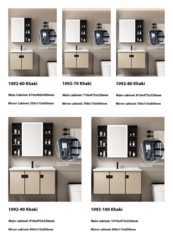 Bathroom Cabinet Series Multiple Colors